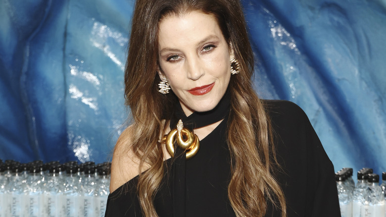 Lisa Marie Presley at 2023 Golden Globes