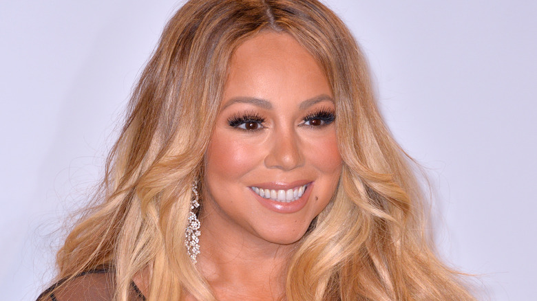 Mariah Carey smiling