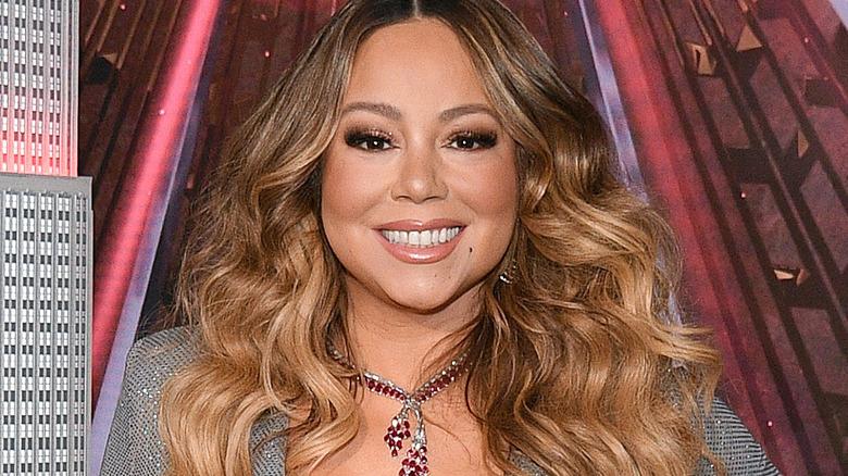 Mariah Carey smiling