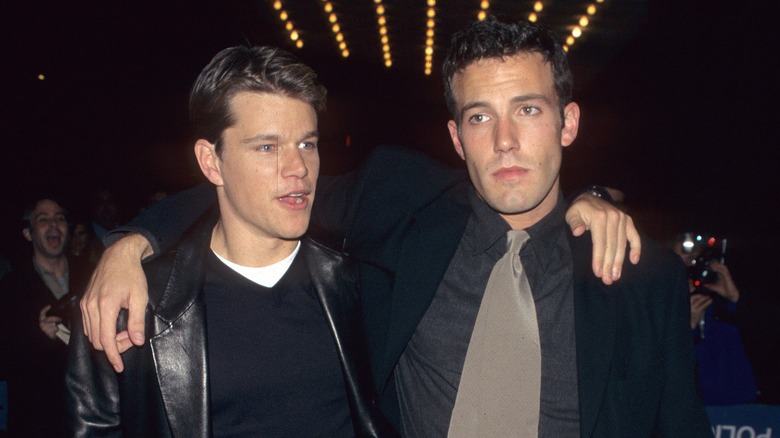 Matt Damon and Ben Affleck promote Good Will Hunting