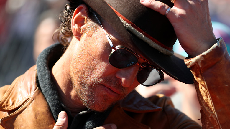 Matthew McConaughey wearing cowboy hat