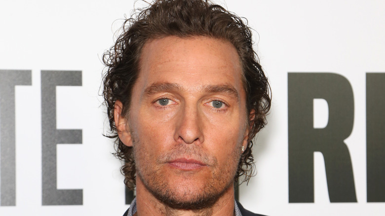 Matthew McConaughey at a CinemaCon 2018 event