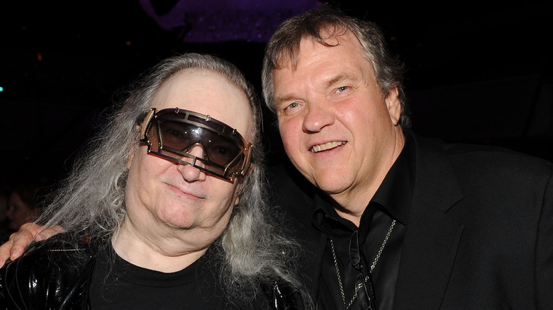 Jim Steinman and Meat Loaf posing together