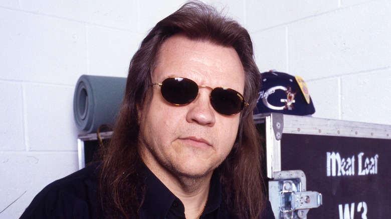 Meat Loaf wearing sunglasses