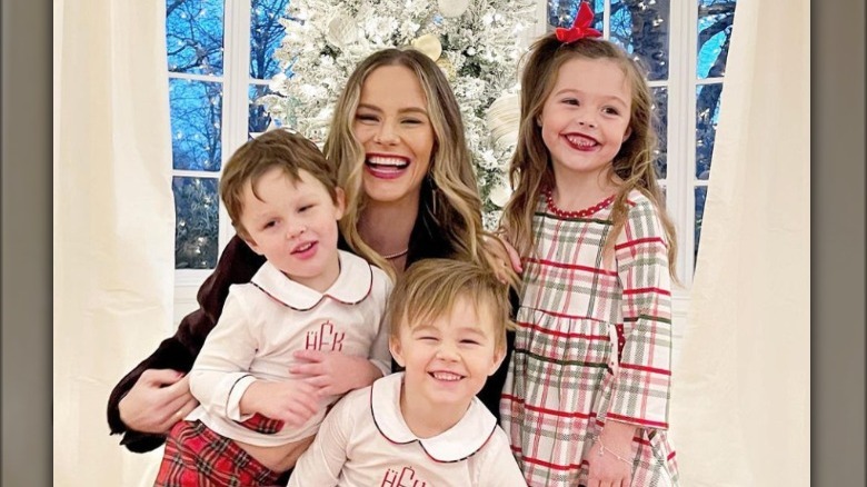 Meghan King and her children 