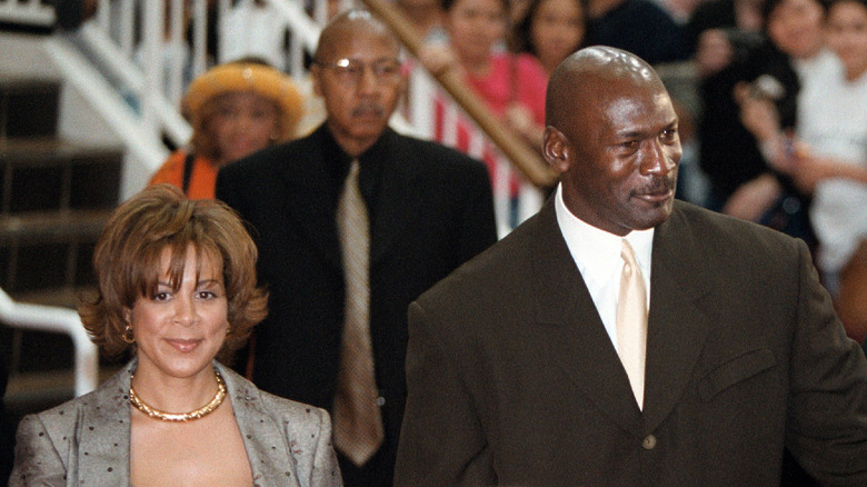 Michael Jordan and ex-wife Juanita