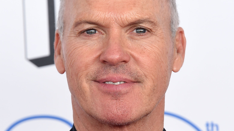 Michael Keaton glares