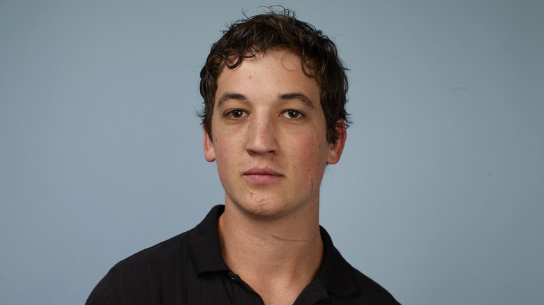 Miles Teller posing