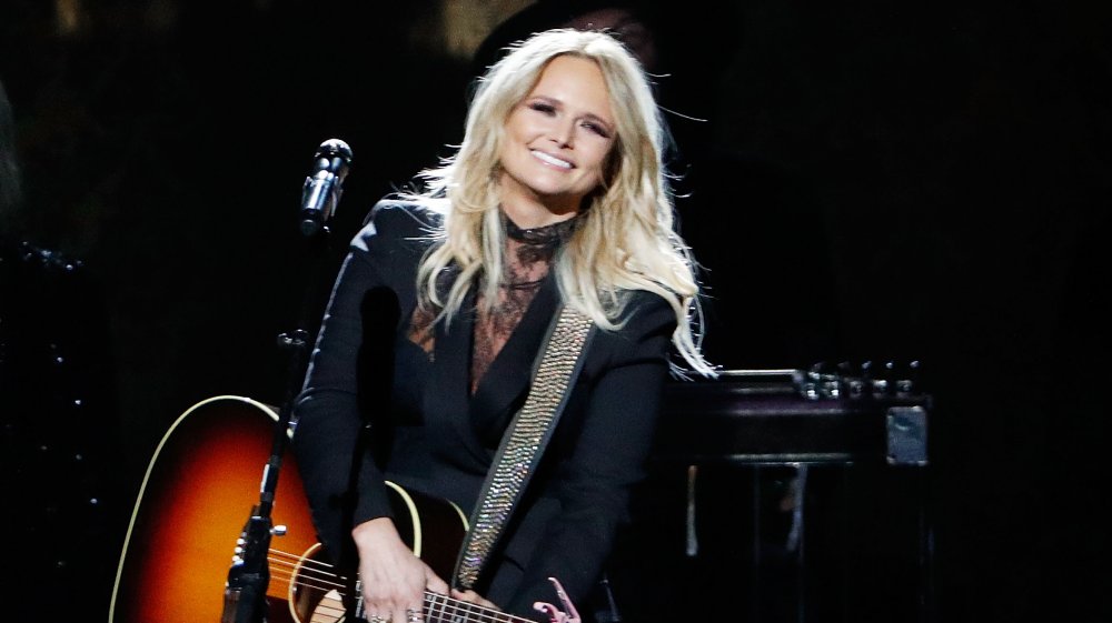 Miranda Lambert on stage, smiling