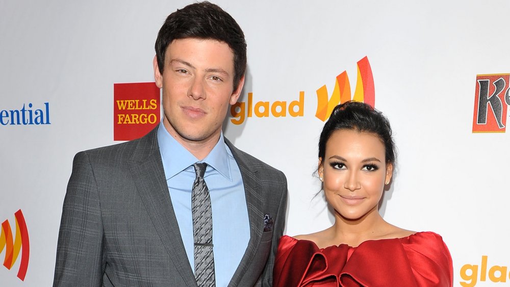 Cory Monteith and Naya Rivera at the 23rd Annual GLAAD Media Awards 