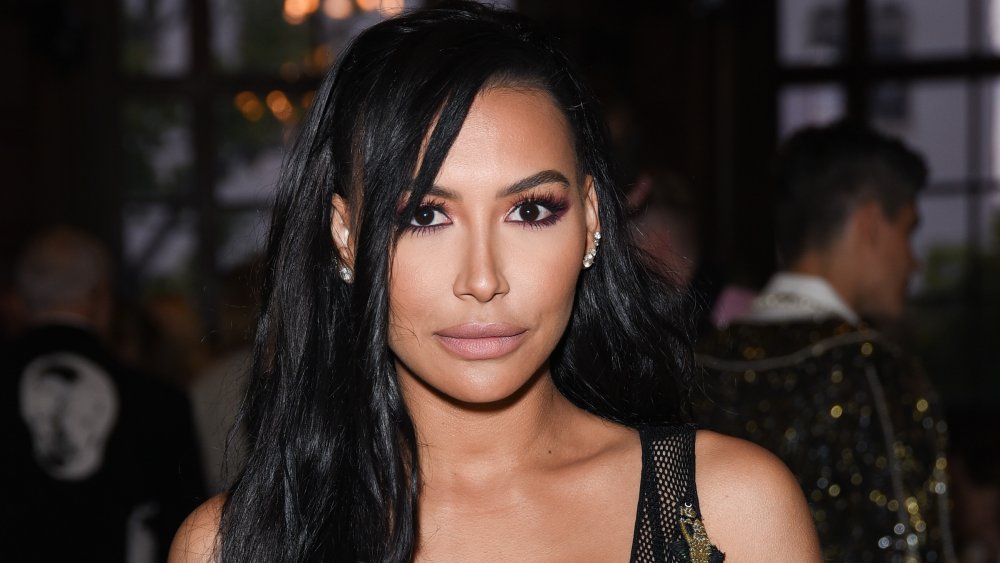 Naya Rivera looking intense at a Hollywood event 