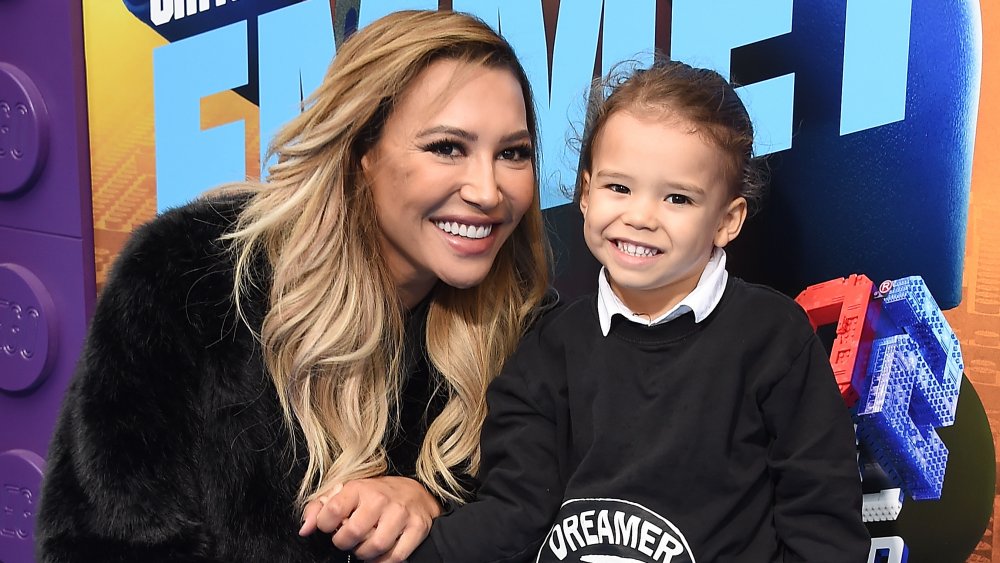 Naya Rivera and her son Josey at the premiere of The Lego Movie 2: The Second Part