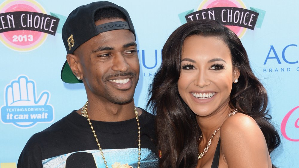 Big Sean and Naya Rivera at the Teen Choice Awards 2013