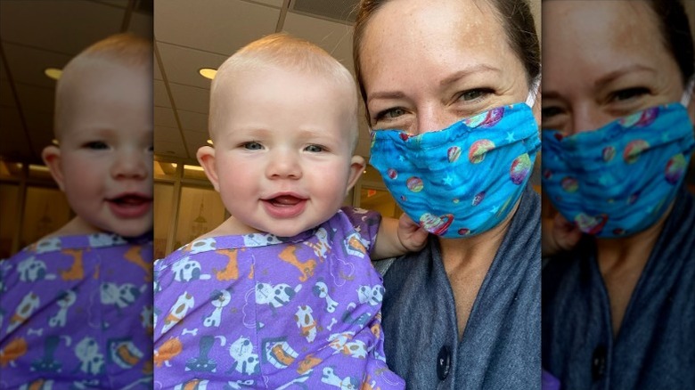 Dylan Dreyer takes selfie with Oliver at the hospital