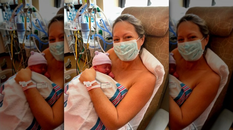 Dylan Dreyer does skin-to-skin with son in NICU