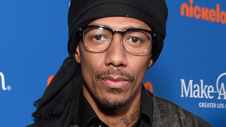 Nick Cannon wearing a turban