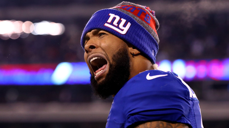 Odell Beckham Jr. yelling