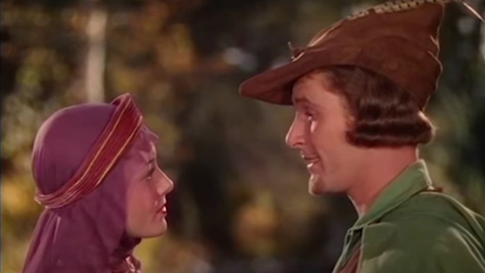 Olivia de Havilland, Errol Flynn in The Adventures of Robin Hood