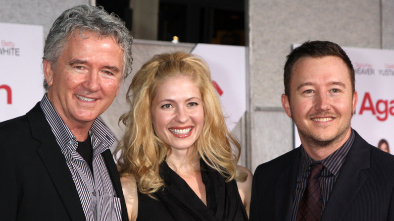 Patrick Duffy with his son, Conor, and daughter-in-law