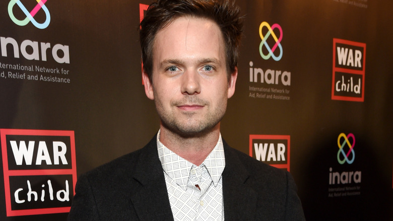 Patrick J. Adams at a benefit concert