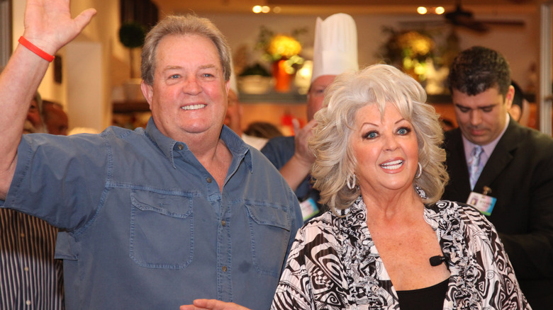 Bubba Hiers and Paula Deen smiling