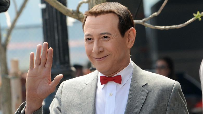 Pee-wee Herman waving