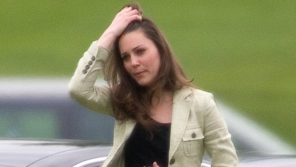 Kate Middleton looking stressed