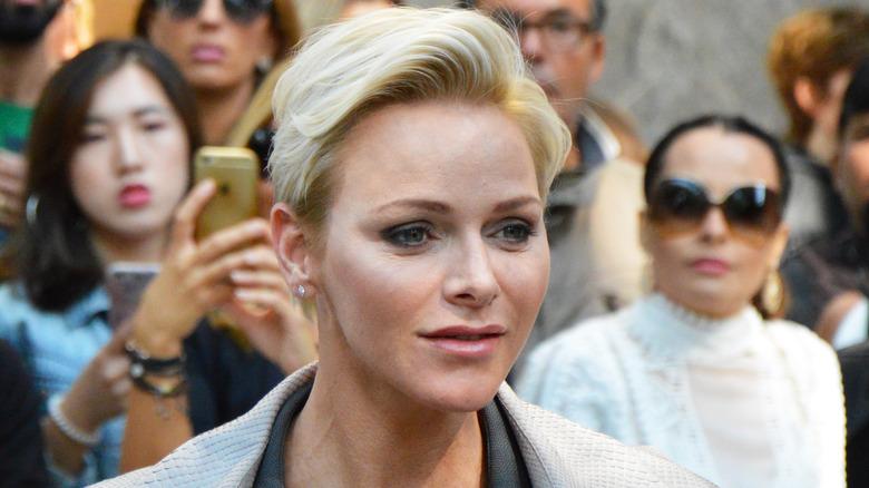 Princess Charlene blonde hair