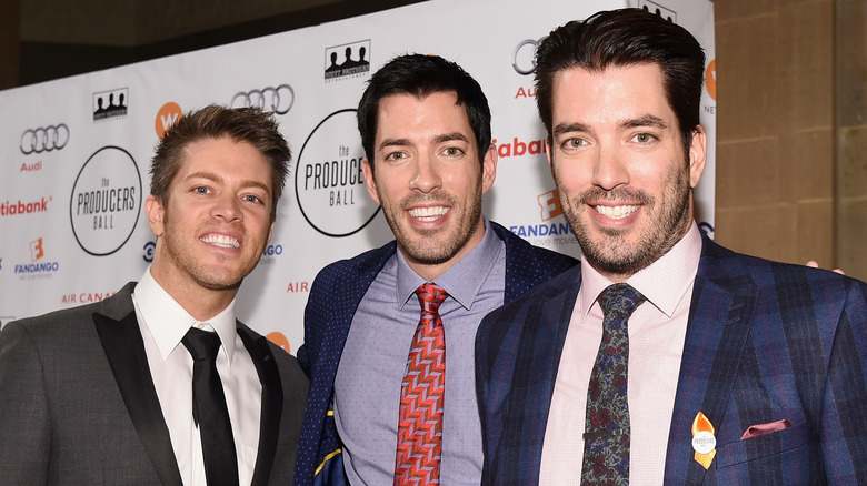 J.D., Drew, and Jonathan Scott smile