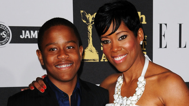 Regina King with son Ian Alexander Jr.