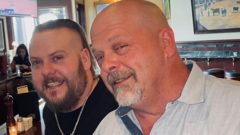 Adam and Rick Harrison posing