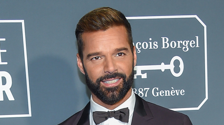 Ricky Martin in bowtie 