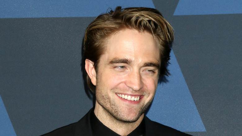 Robert Pattinson smiling