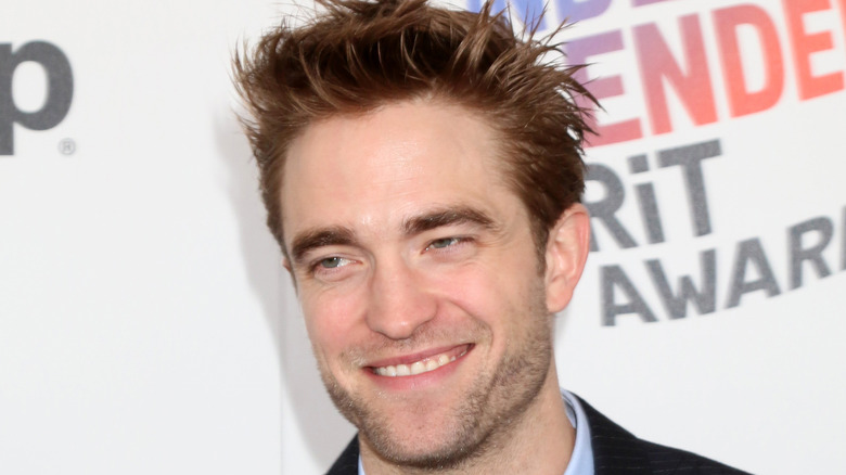 Robert Pattinson smiling