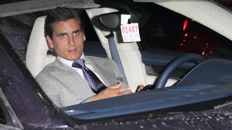 Scott Disick driving