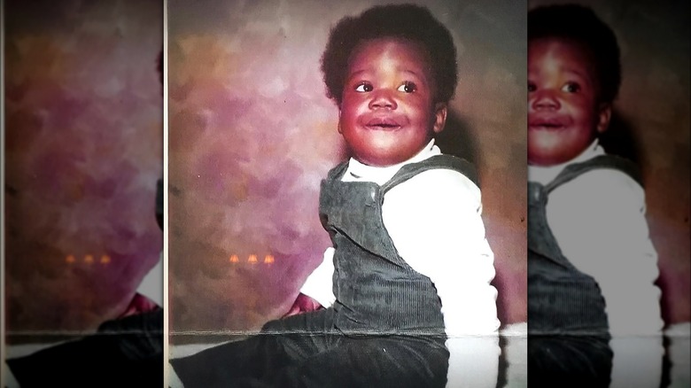 Shaquille O'Neal toddler photograph 