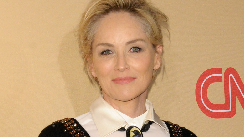 Sharon Stone smiling 