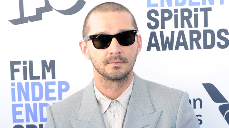 Shia LaBeouf wearing sunglasses