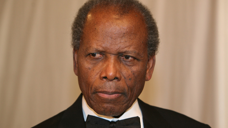 Sidney Poitier in a tuxedo in 2009