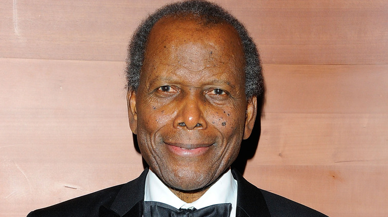 Sidney Poitier smiling