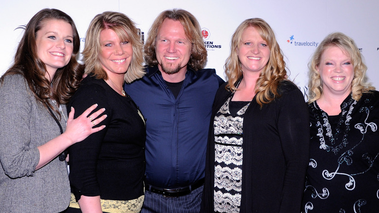 Kody Brown and wives posing