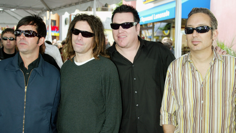 The members of Smash Mouth smiling