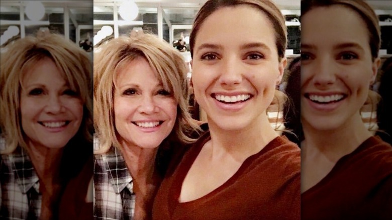 Sophia Bush and Markie Post smiling 