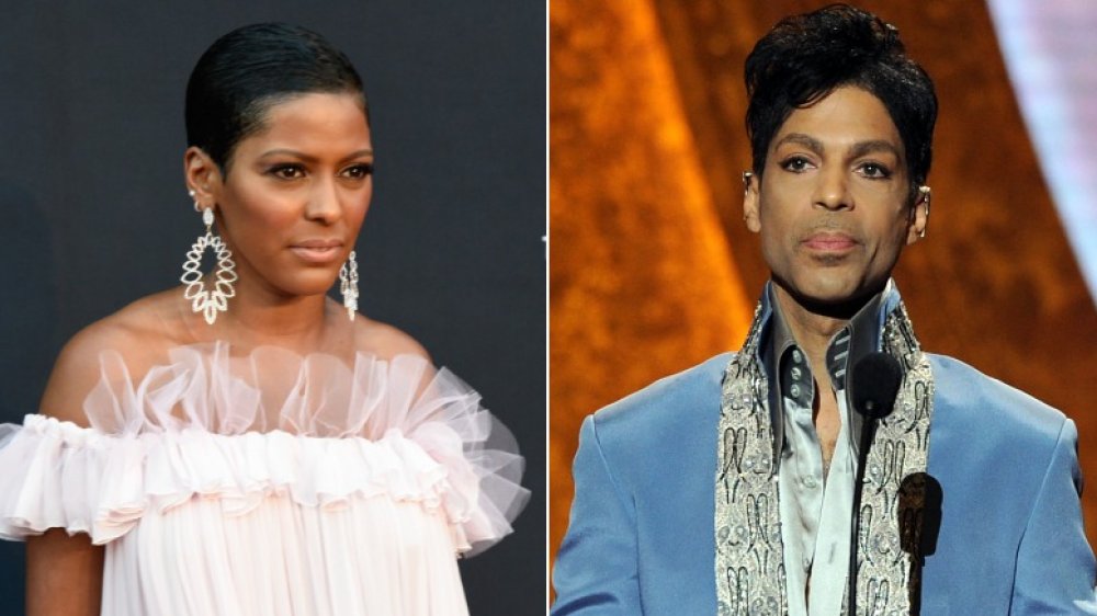 Tamron Hall (left), Prince (right) 