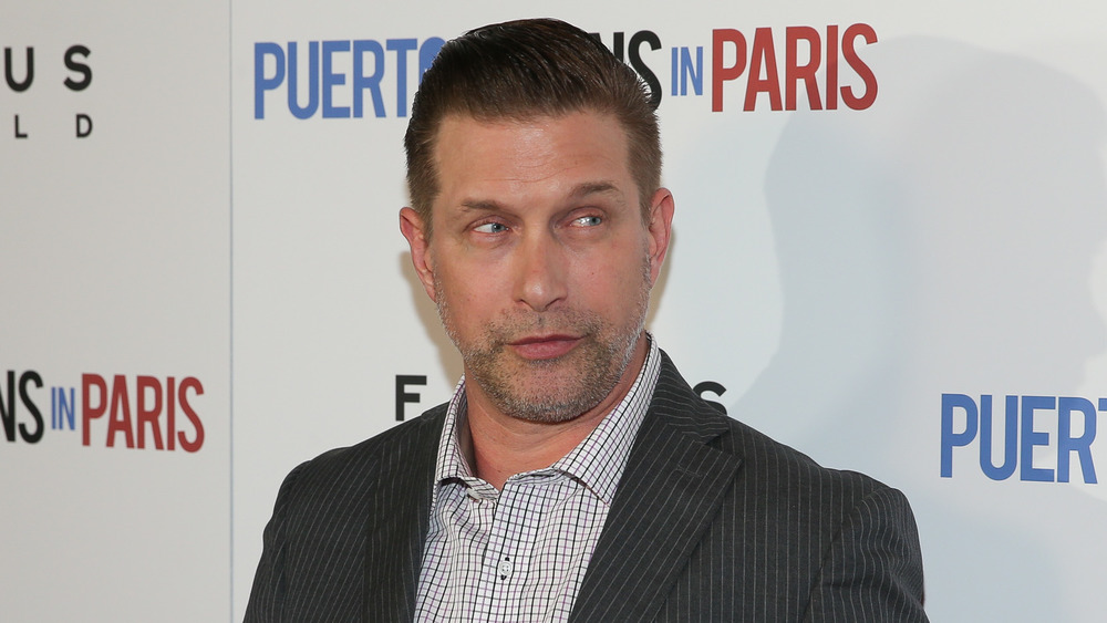 Stephen Baldwin looking off to the side