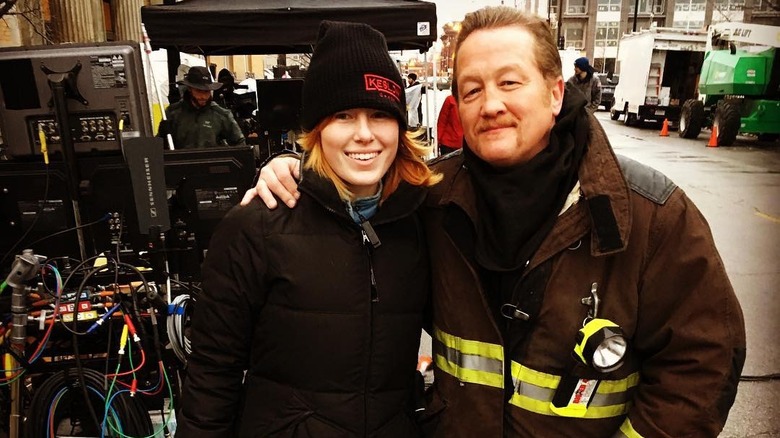 Christian Stolte with arm around Corinne Stolte