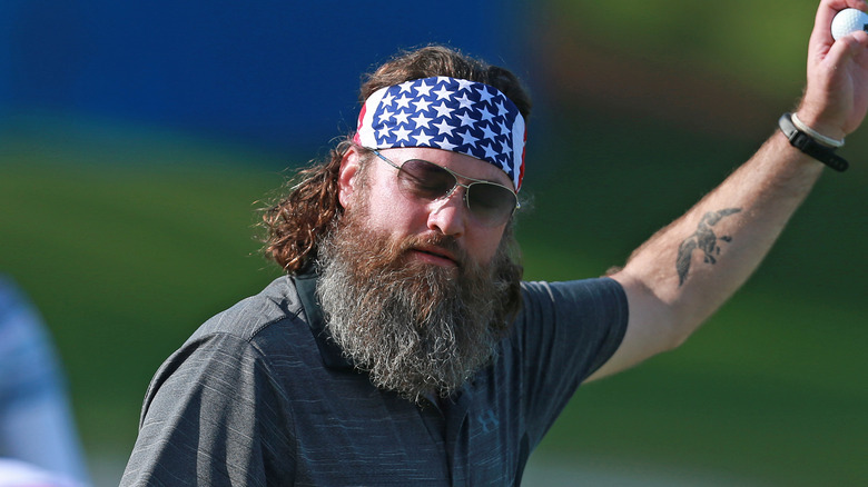 Willie Robertson on golf course