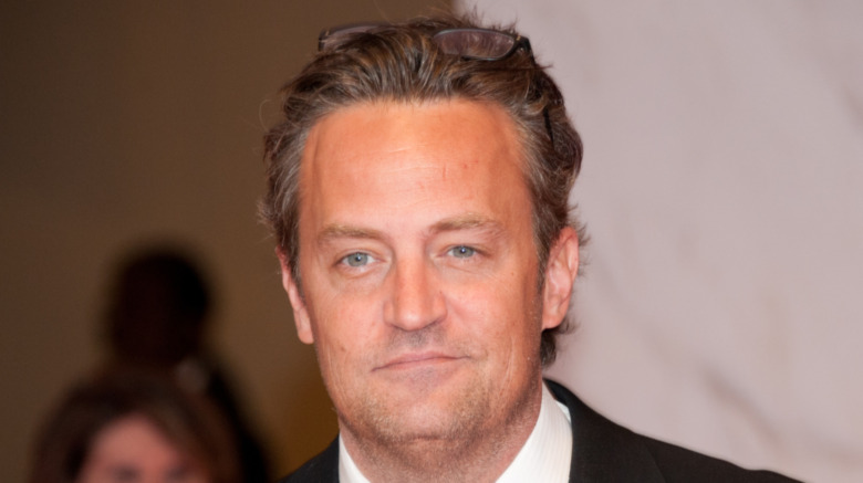 Matthew Perry smiling