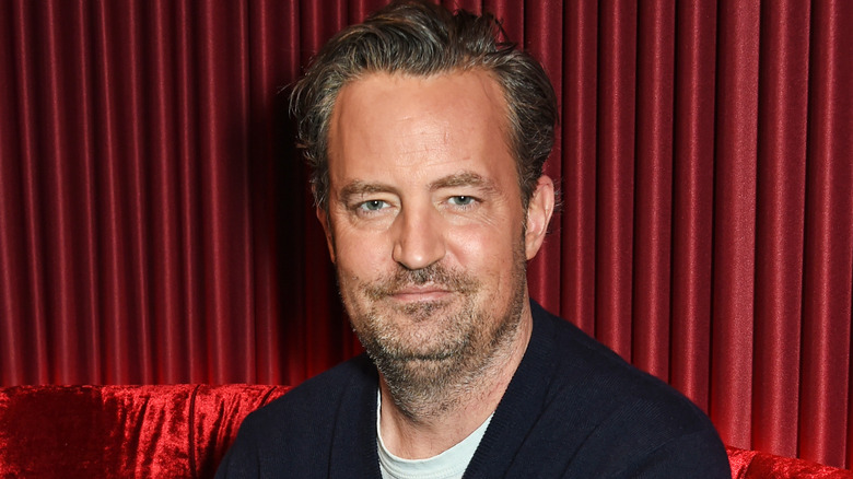 Matthew Perry posing