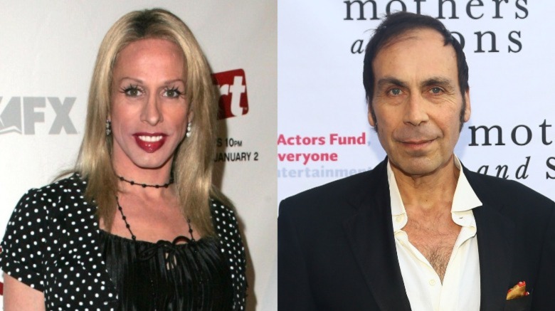 Alexis Arquette and Taylor Negron posing